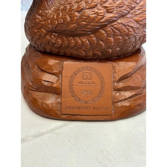 Vintage Red Mill Alcoa 25 Years Davenport Works Pottery Duck Figure '88 - Picture 3 of 7